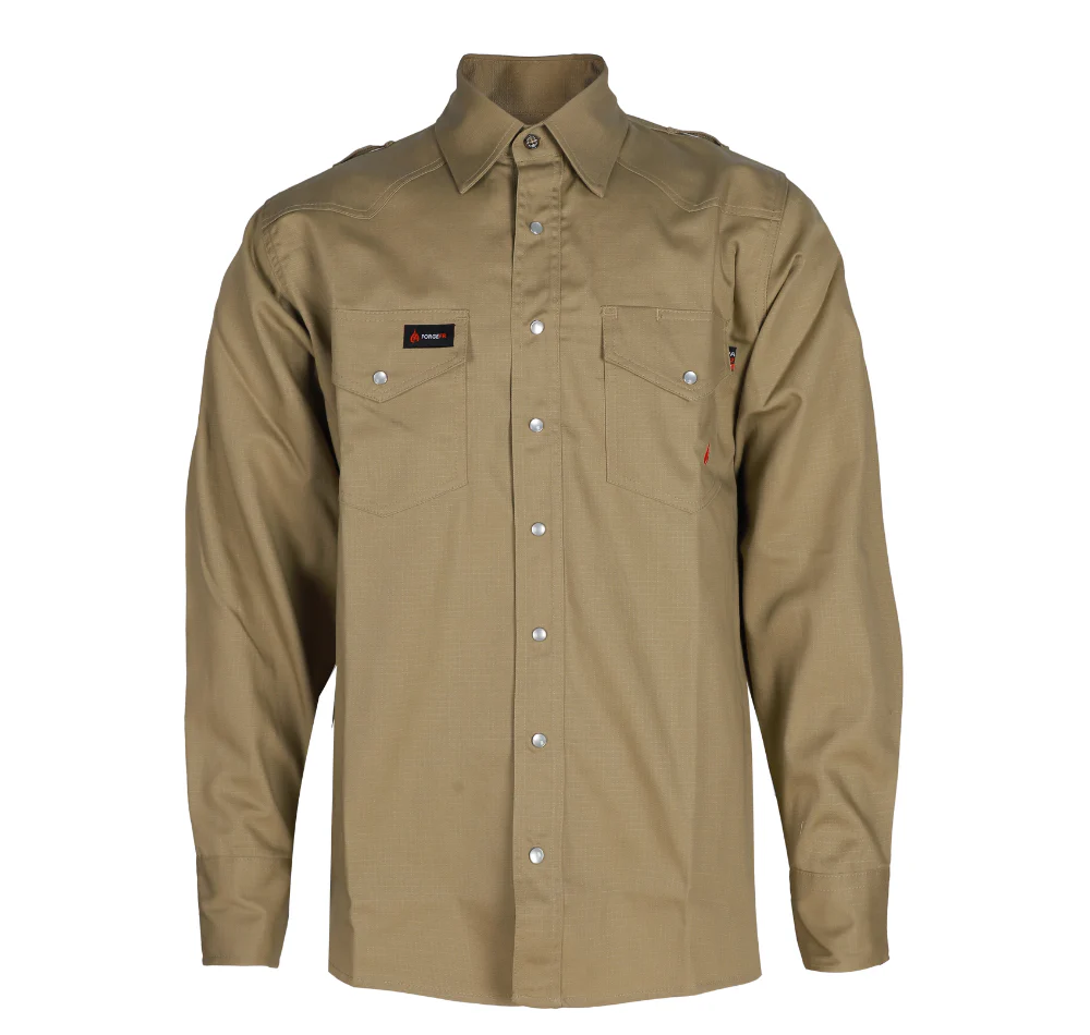 Picture of Forge FR MFRRIPS-003 MEN'S FR SNAP LIGHT WEIGHT RIPSTOP SHIRT